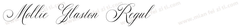 Mollie Glaston Regul字体转换